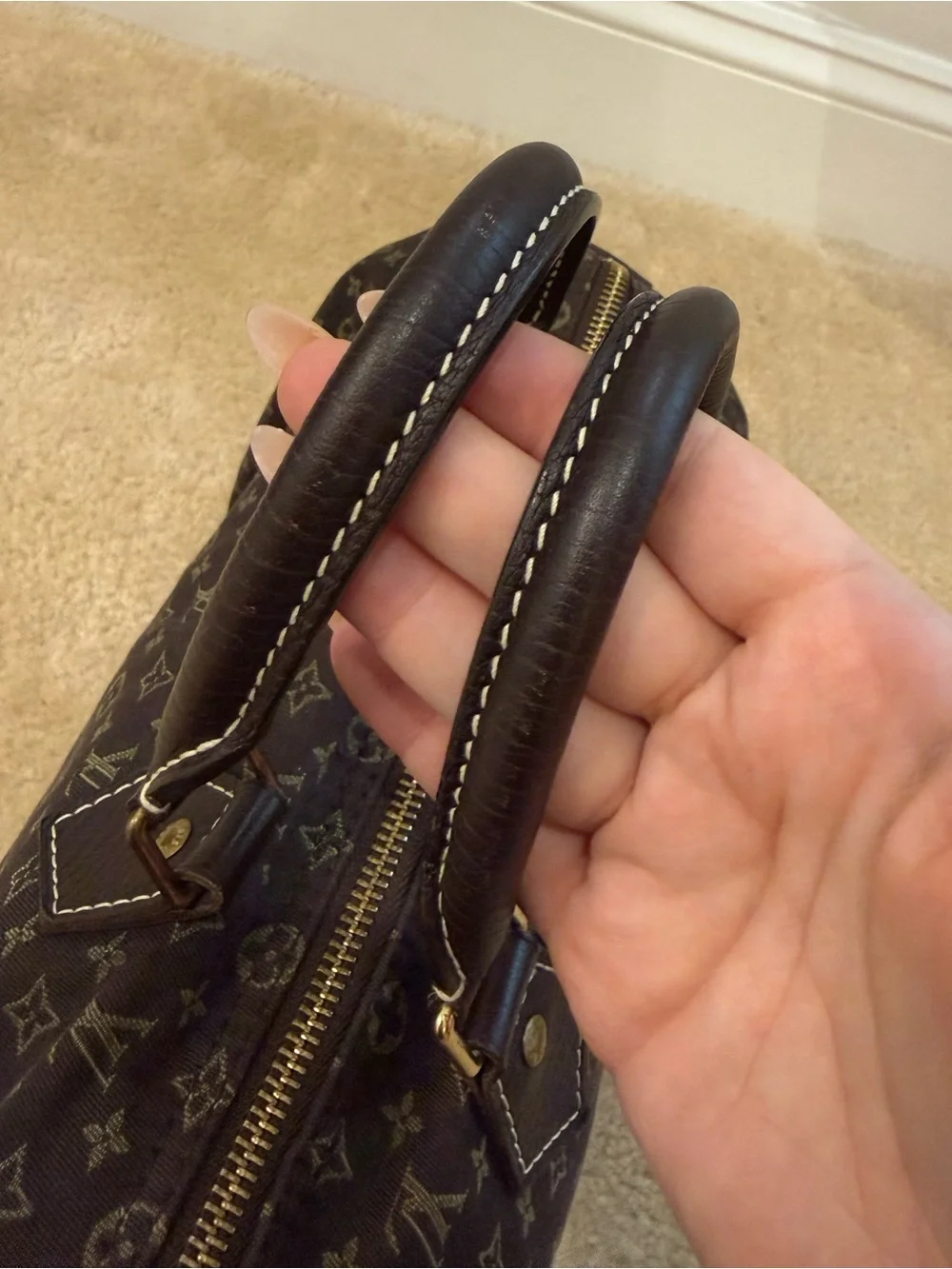 Very good condition! Louis Vuitton Speedy 30 Mini Lin